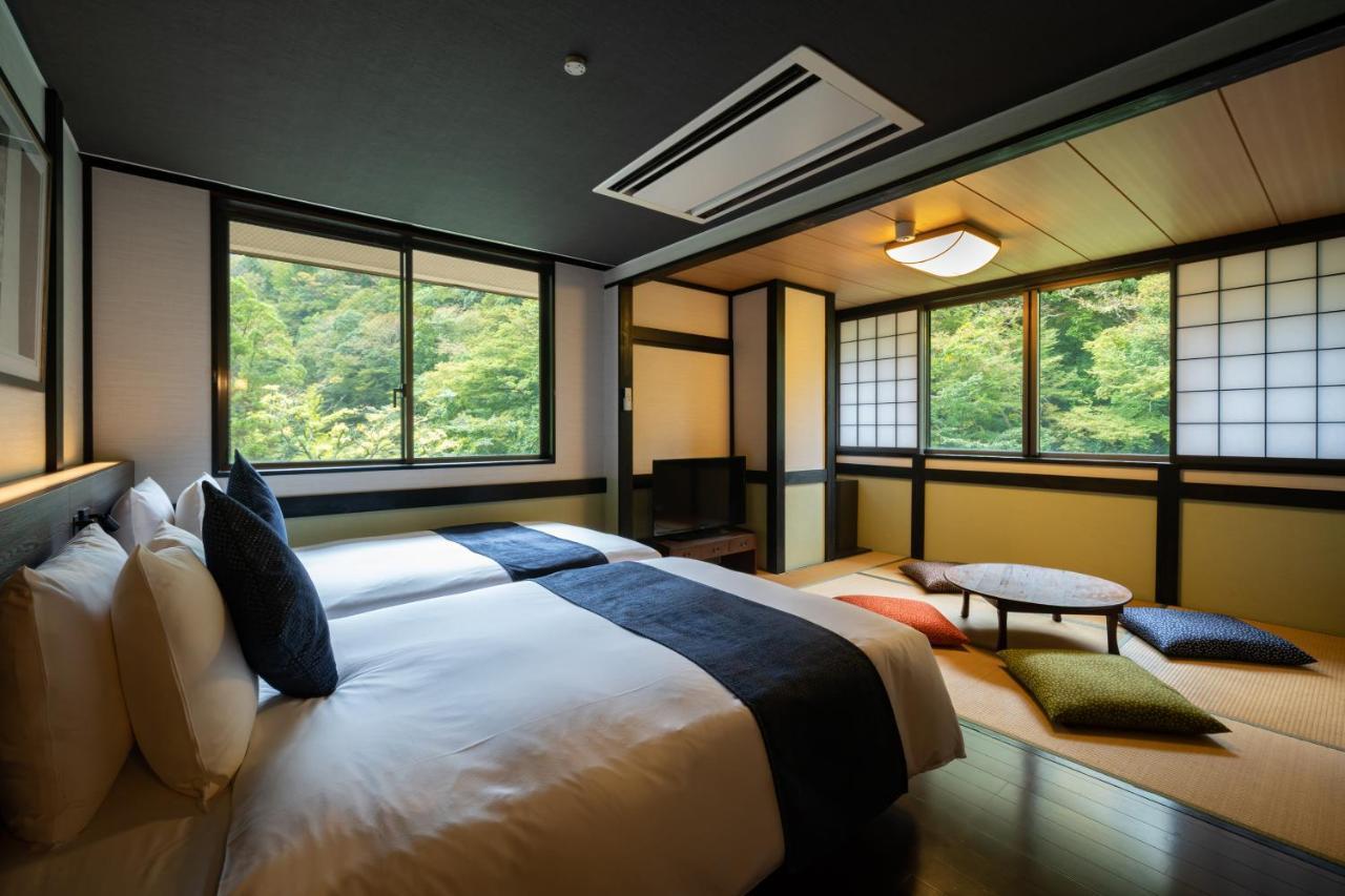Onsen Guest House Tsutaya ฮาโกเน่ ภายนอก รูปภาพ